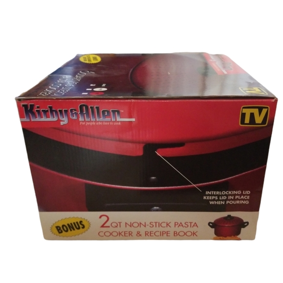 KIRBY & ALLEN 6 Qt. Pasta Maker + Bonus 2 Qt. Pasta Maker Black - Picture 4 of 5